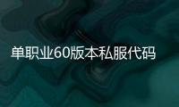 单职业60版本私服代码大全（单职业60端）