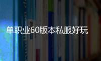 单职业60版本私服好玩吗（单职业60版本怀旧服是真的吗）