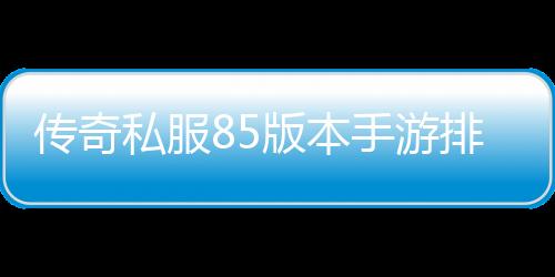 传奇私服85版本手游排行榜（传奇私服手游单职业吧）