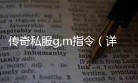 传奇私服g,m指令（详解传奇私服g,m指令的使用方法）